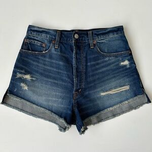 ABERCROMBIE & FITCH Button-Up Denim Shorts Size 26